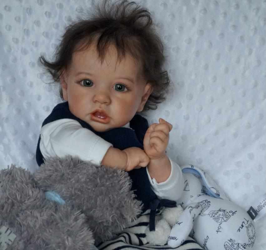 20'' Look Real Reborn Baby Doll Girl Open Mouth Valerie, Birthday Present 2022 -jizhi® - [product_tag]