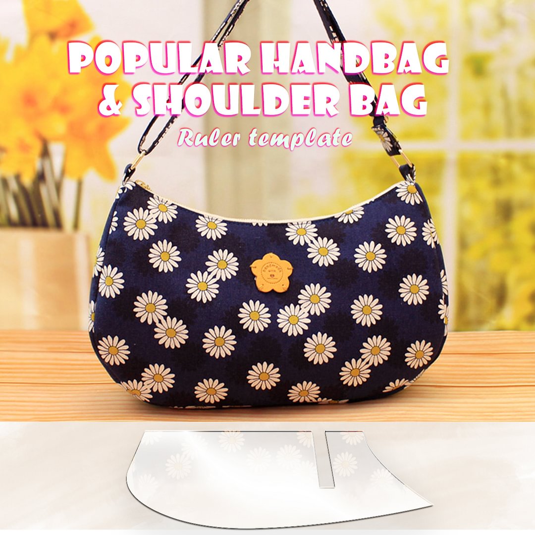 Popular Handbag & Shoulder Bag Template With Instructions