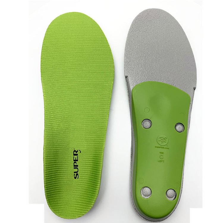 Unisex-Adult Green Professional-Grade High Arch Orthotic Shoe Inserts for Maximum Support Insole