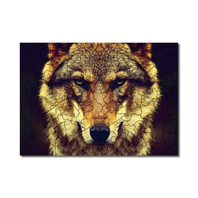 Jeffpuzzle™-JEFFPUZZLE™ Wilderness WolfWilderness Wolf  Puzzle