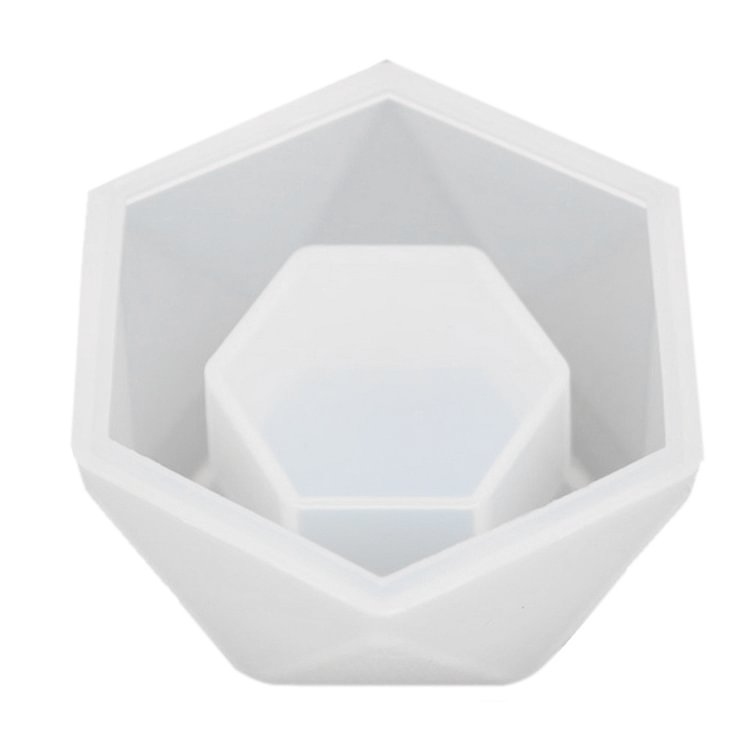 Flowerpot (Hexagonal) Silicone Mold - Baking