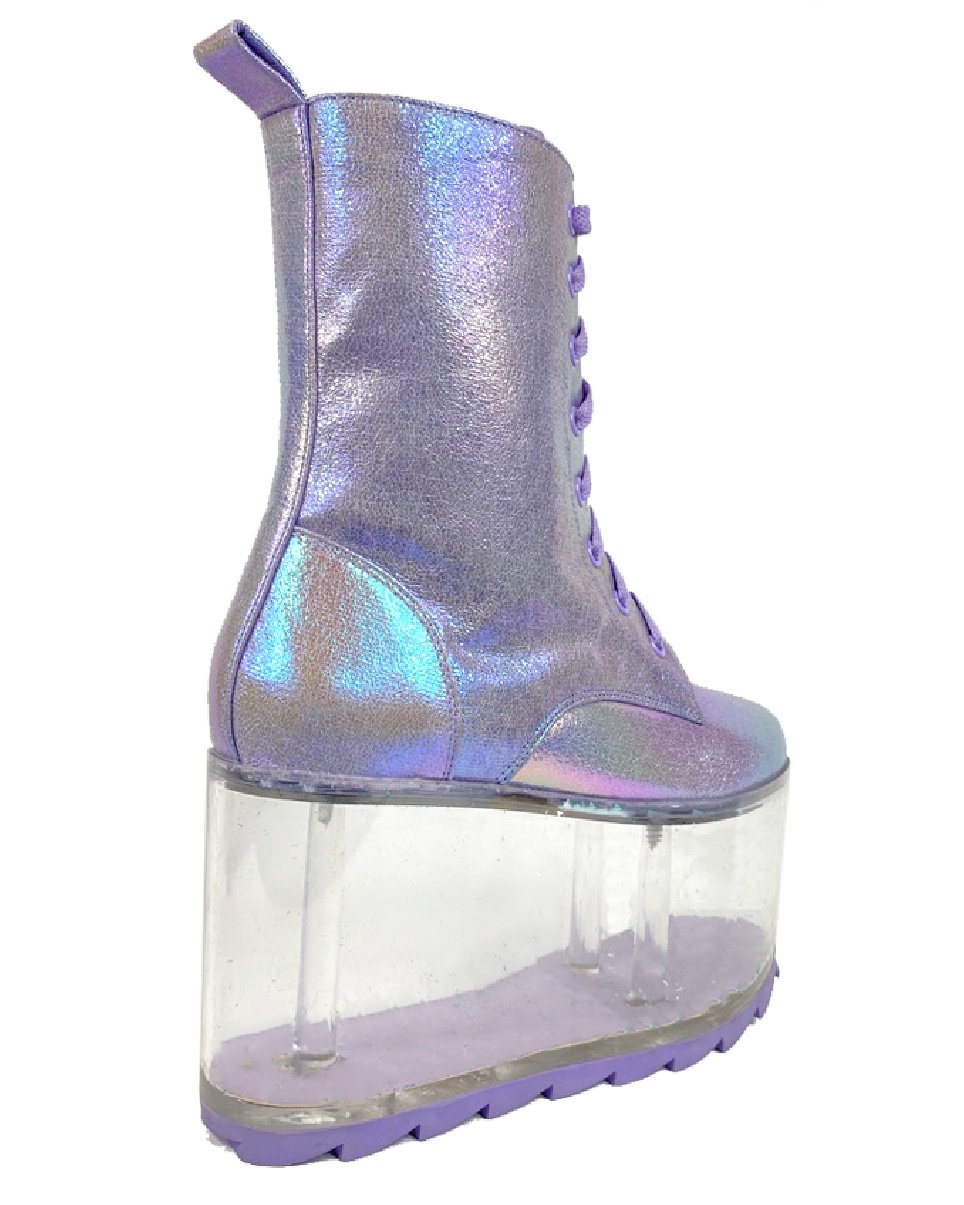 lavender platform sneakers