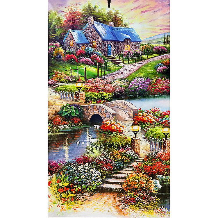 Countryside - Special Shaped Diamond Painting - 45*85CM (Big Size)