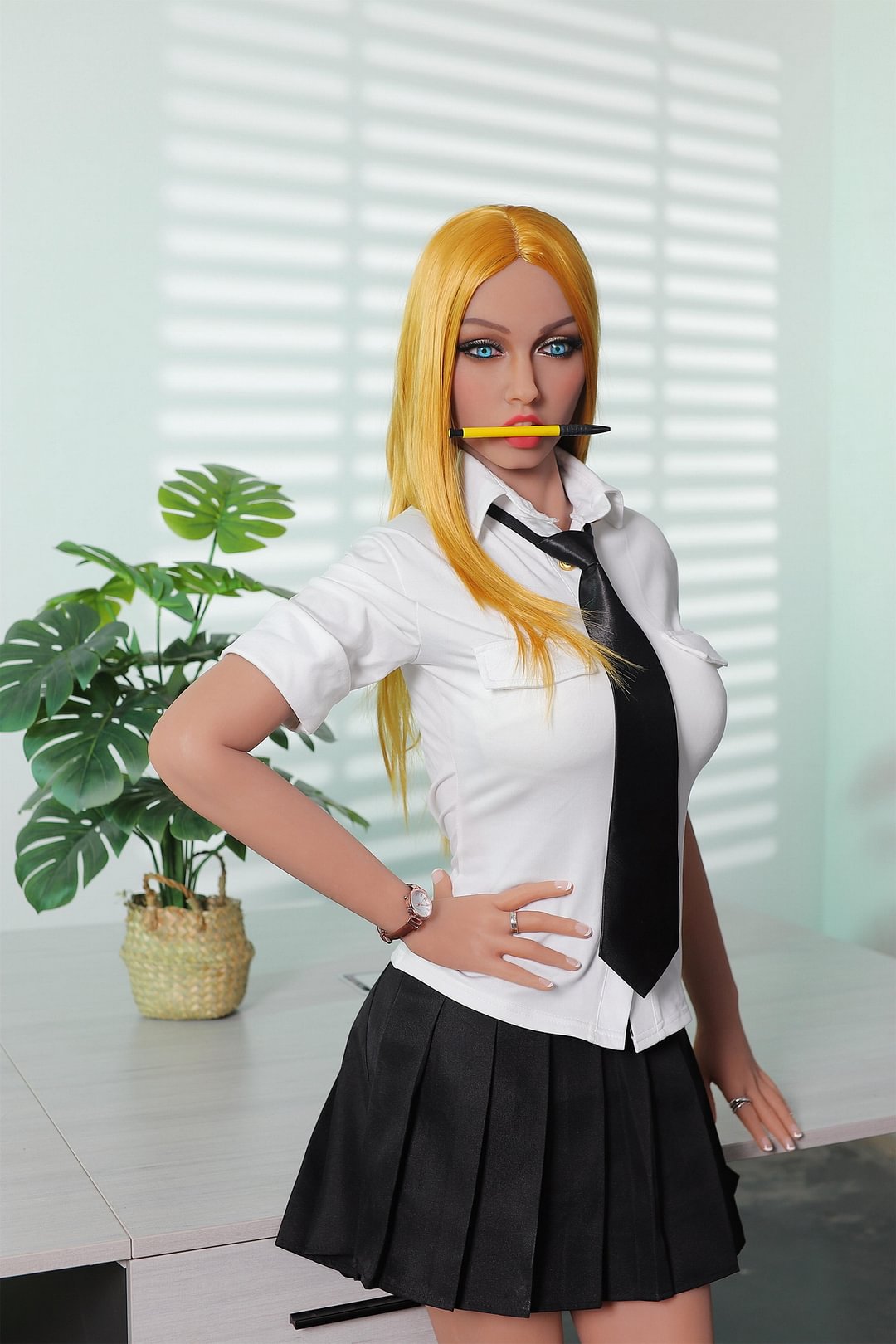 Aimily Blonde Realistic Sex Doll 5ft6(168cm)