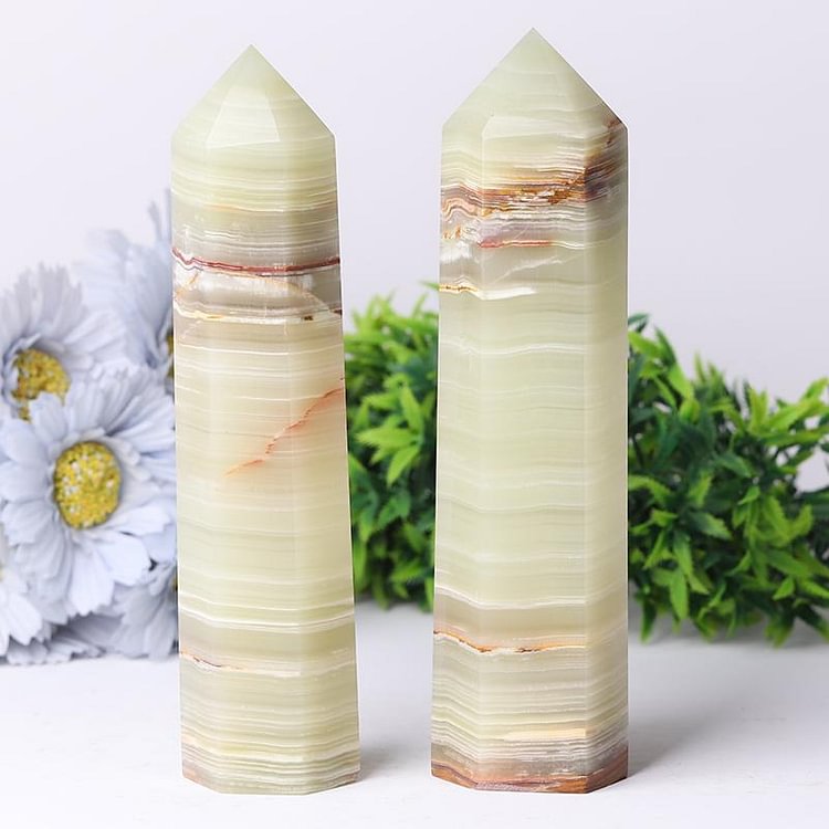 7.5'' Middle Size Afhan Jade Towers Serpentine Towers Points Bulk  for Healing Crystal wholesale suppliers