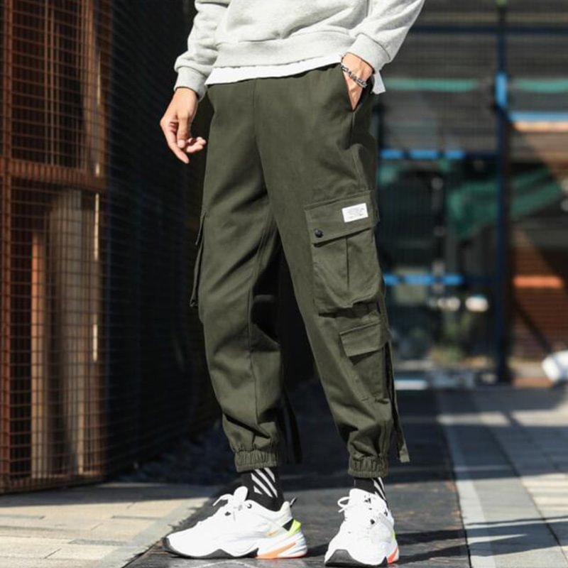 TC-21Tooling Style Color Casual Jogger Pants