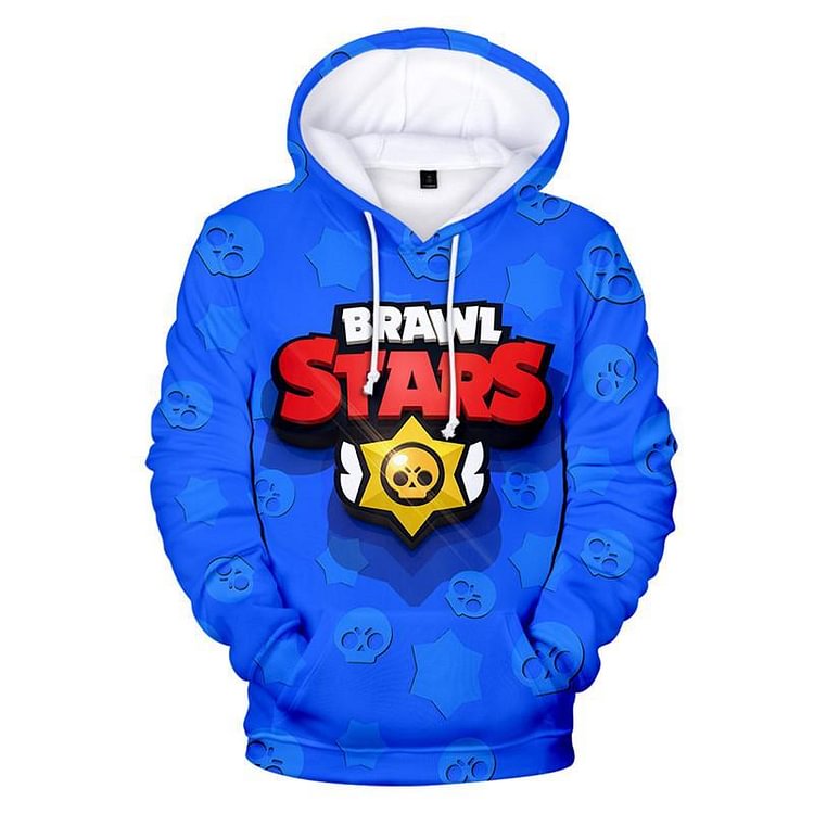 Brawl Stars Hoodies Youth 3D Hooded Sweatshirt-Mayoulove