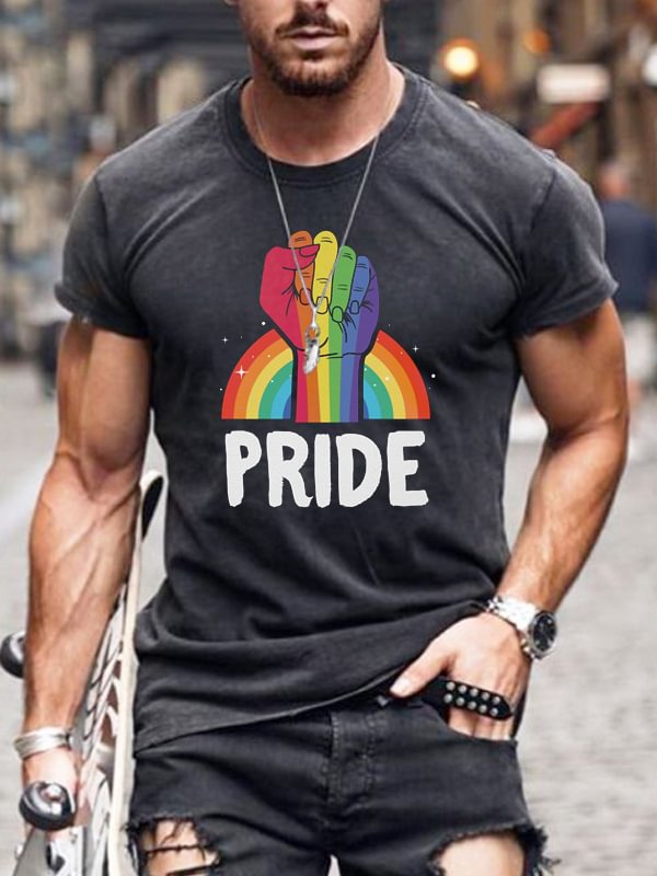 BrosWear Love Knows No Gender Short Sleeve Gay Pride T-shirt