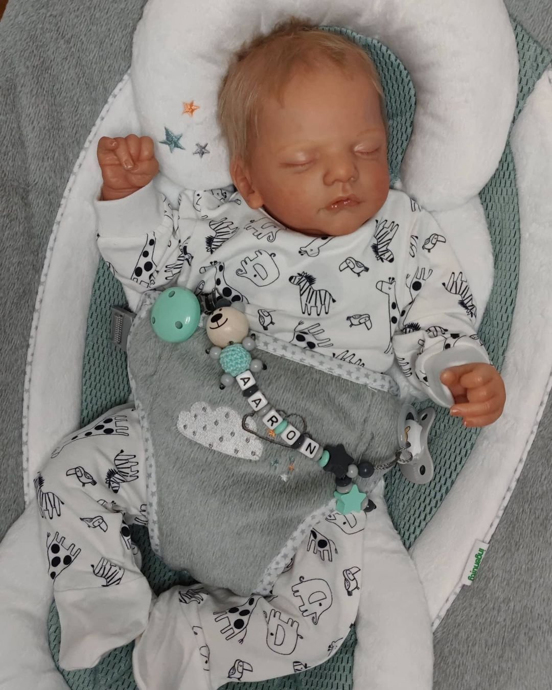19'' Reborn Vinyl Sam Baby Gifts, Preemie Doll Named Marcus
