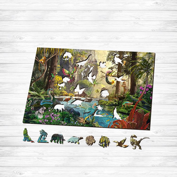 Forest Animals Wooden Jigsaw Puzzle