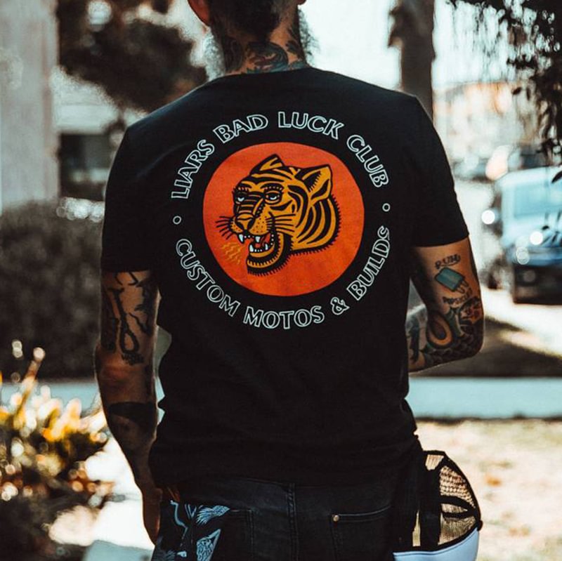 Ferocious tiger print crew neck t-shirt -  UPRANDY
