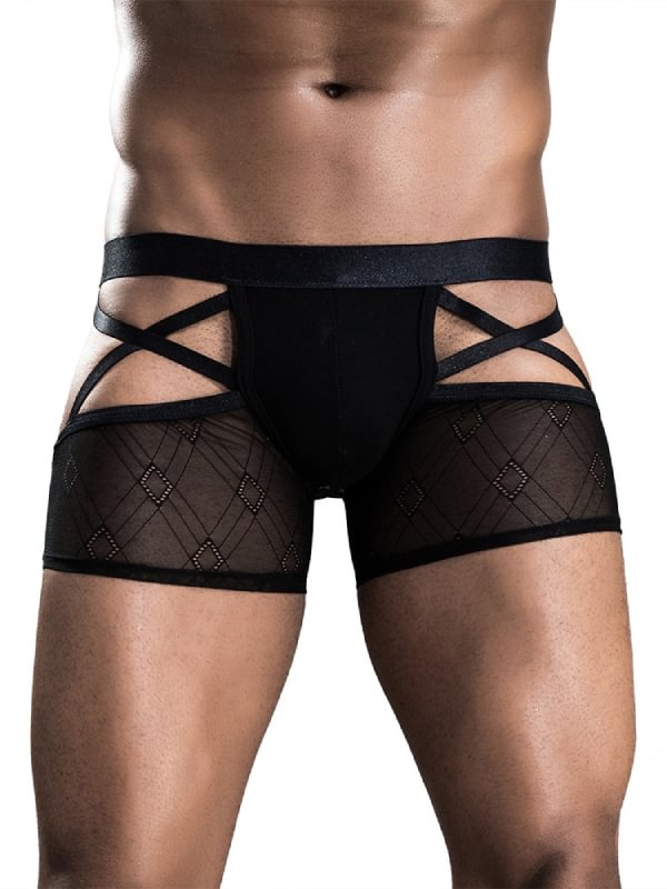 Men's Perspective Hollow Out Design Lingerie-Icossi