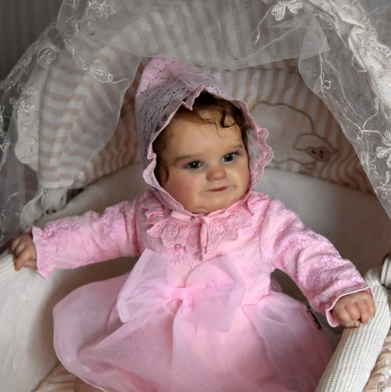  20'' SoftTouch Real Juliette  Reborn Baby Doll with "Heartbeat" and Coos - Reborndollsshop.com®-Reborndollsshop®