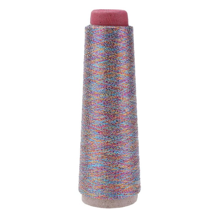Glitter Stitch Yarn Sewing Thread Woven Embroidery Knitting Line(Colorful-gbfke