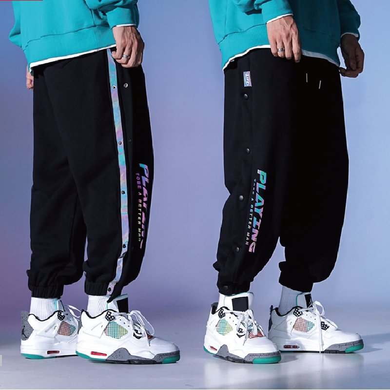 Unisex Colorful Reflection Pants / Techwear Club / Techwear