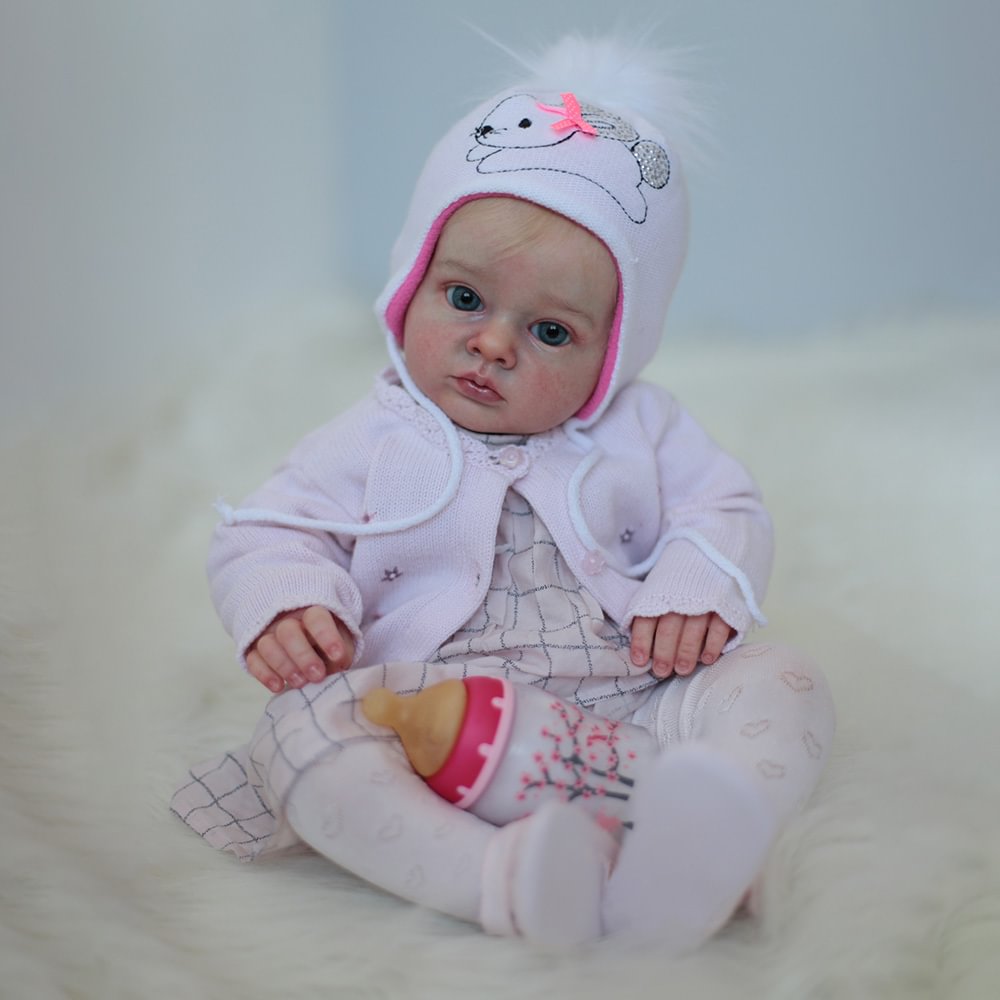 20" Quality Realistic Handmade Weighted Reborn Baby Cloth Body Girl Dolls Grice, Best Reborn Toy Dolls for Children