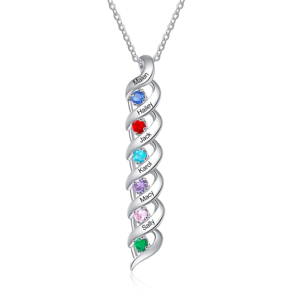 personalized-mother-necklace-cascading-pendant-with-6-birthstones