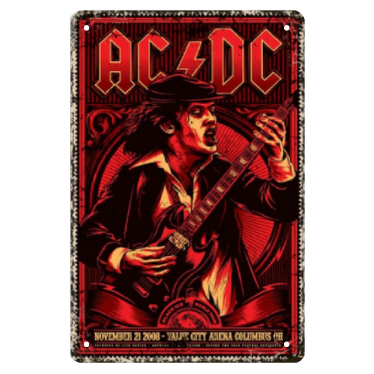 Music ACDC - Vintage Tin Signs
