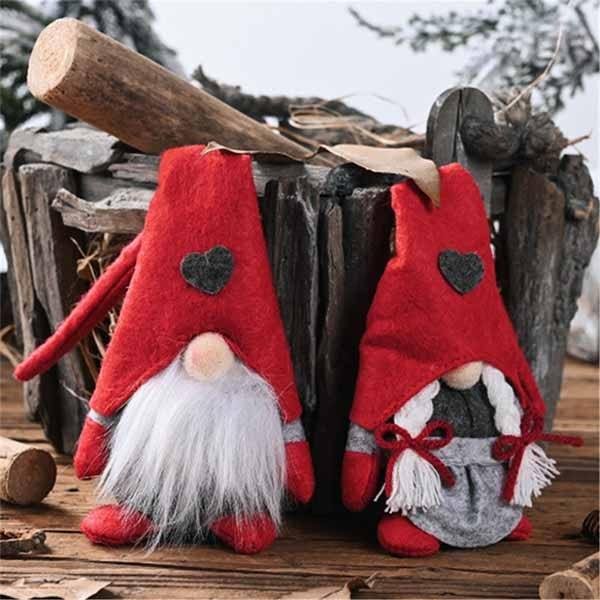 Red Hats Swedish  Christmas Gnomes