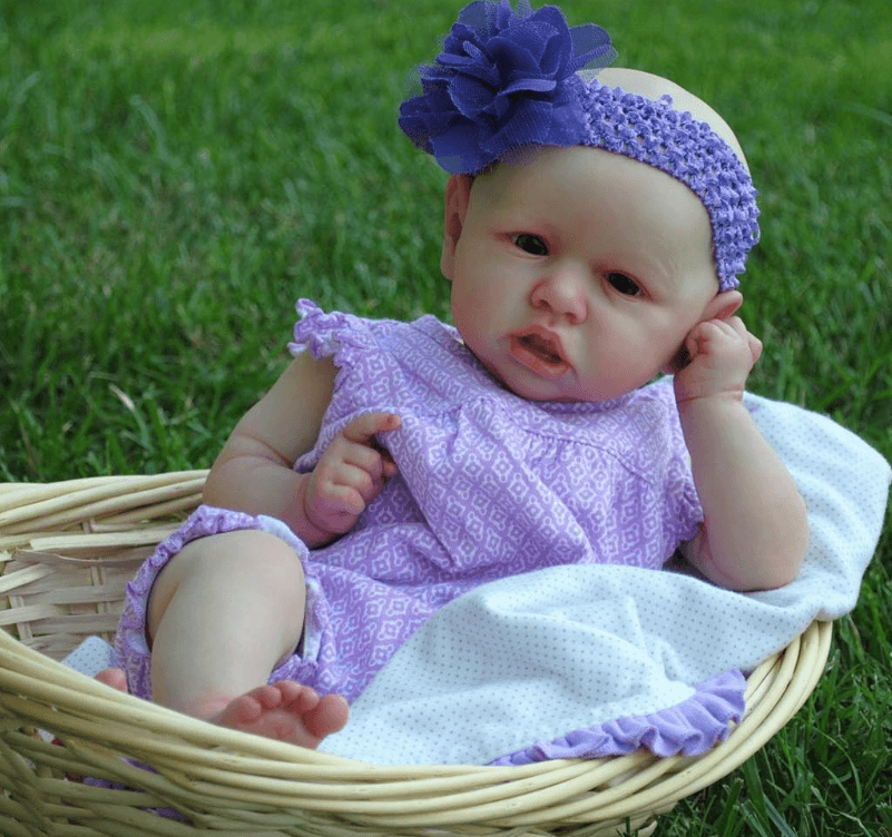 So Truly Lifelike Babies Under $50 Reborn Newborn Silicone Mini Toddler Baby Girl 12 inch Bald Sariah 2022 -Creativegiftss® - [product_tag]