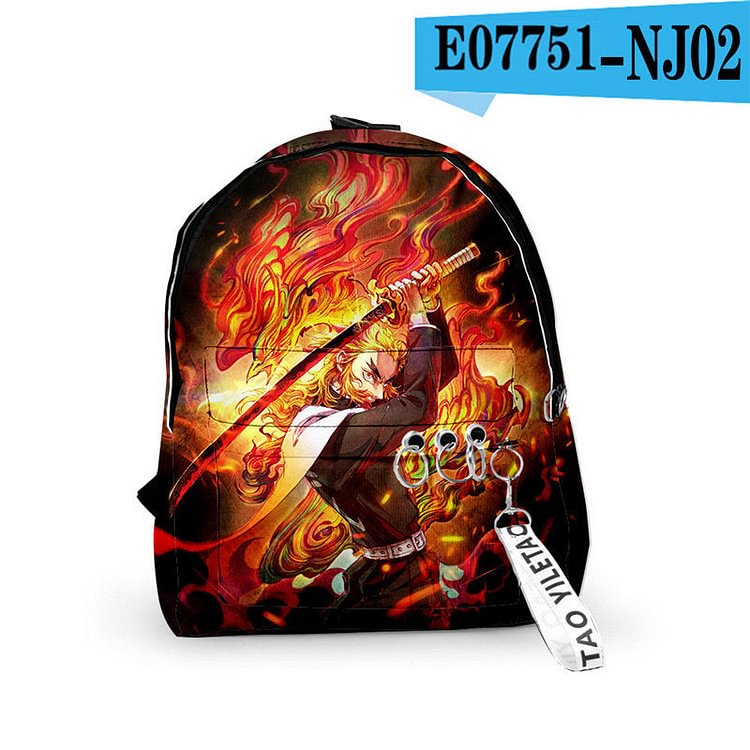 Mayoulove Demon slayer 3D Guimie Printed School Backpack Fashion Student Backpacks-Mayoulove