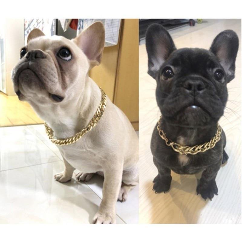 Dog Chains Stainless Steel Cool Cuban Pet Bully Necklace-VESSFUL
