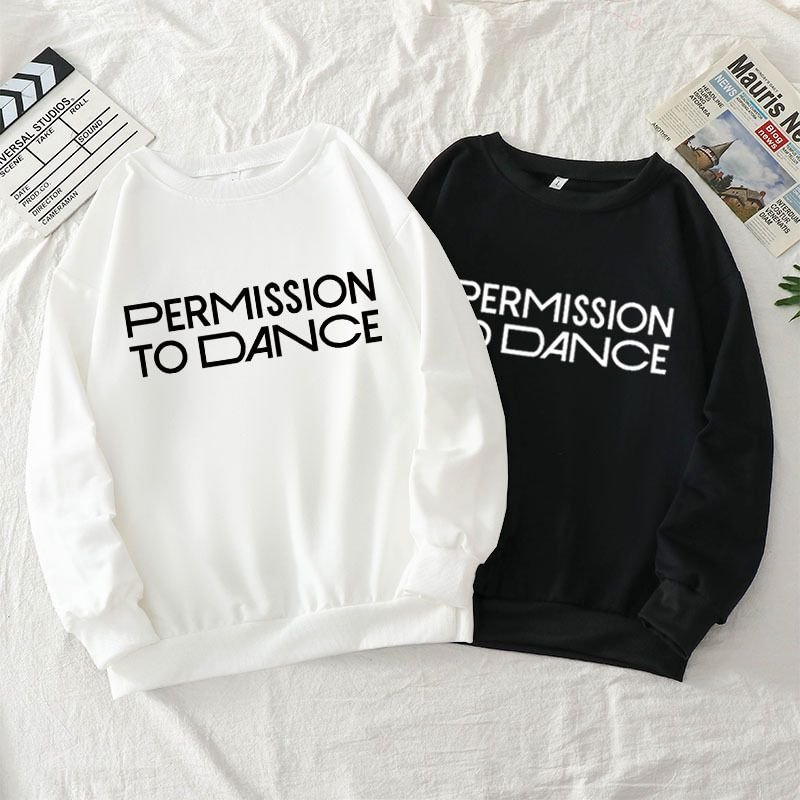 방탄소년단 Permission to Dance Print Sweatshirt