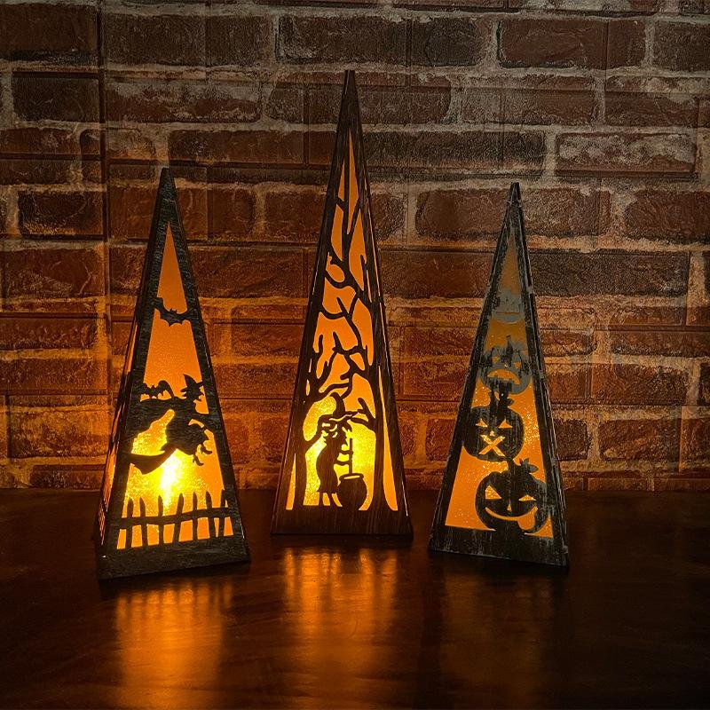 Hand-carved Halloween Wooden Lighthouse、shopify、sdecorshop
