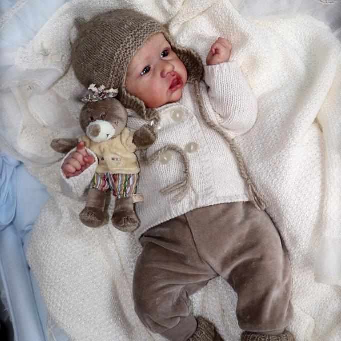 Realistic Surprise Lifelike Silicone Baby Doll 20'' Derek Reborn Baby Toddler Doll Girl -jizhi® - [product_tag]