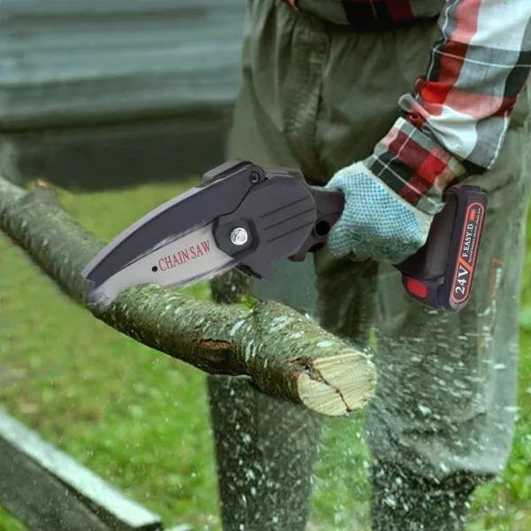 One-Handed Lithium Battery Cordless Chainsaw-2021 HOT SELLING - vzzhome