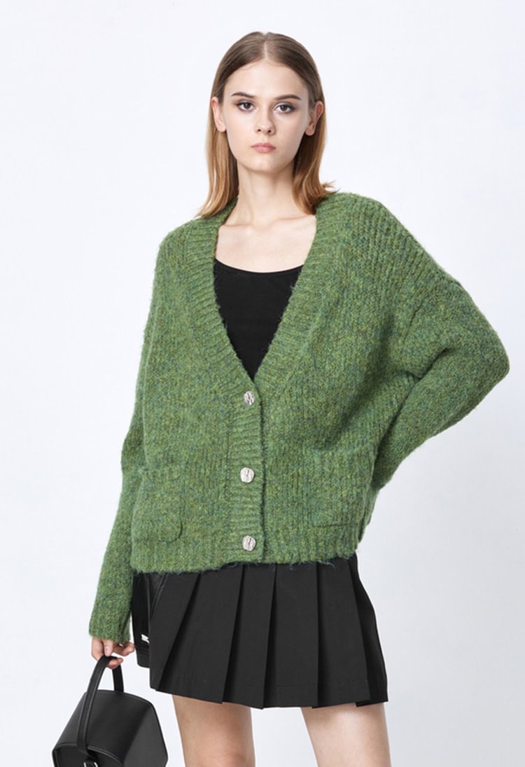 SDEER Cardigan Sweater With Pocket