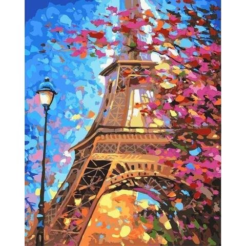 DIY Paint by Numbers Kit for Adults - Eiffel Tower at Night、bestdiys、sdecorshop