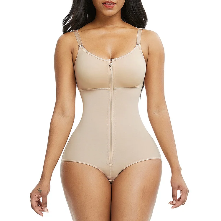 Wholesale Skin Seamless Full Body Shaper Adjustable Straps Big Size Tummy Training