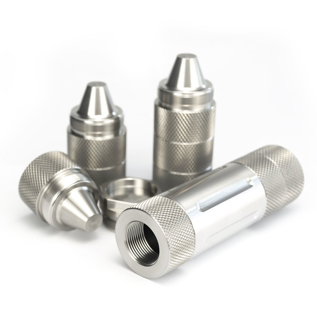 10''L 1.52'' OD Stainless Steel M24x1.5 RH Fuel Filter Modular Solvent Trap MST 8 Screw Cones 1