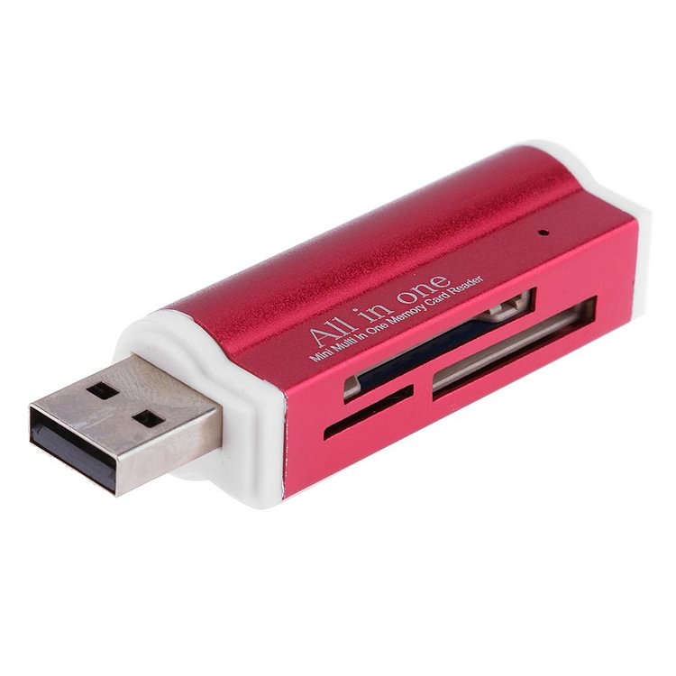 USB2.0 4 in 1 Multi Memory Card Reader for SD/SDHC/Mini SD/MMC/TF Card/MS