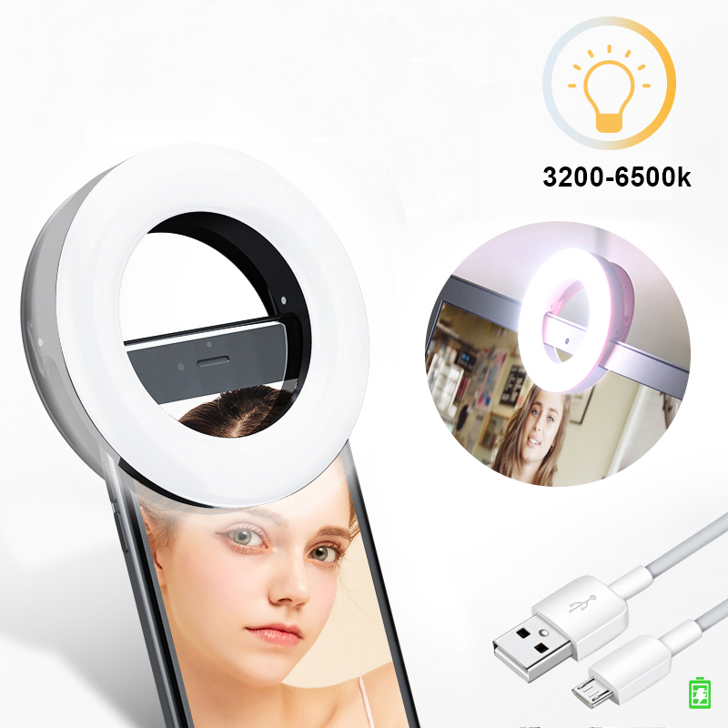 1" Ring Lamps Selfie Ring Light For Phone Vlog Ring Light Selfie Fill Light、14413221362536236236、sdecorshop