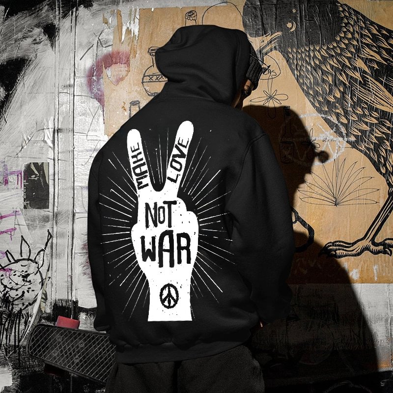 Peace Not War Hoodie / Techwear Club / Techwear