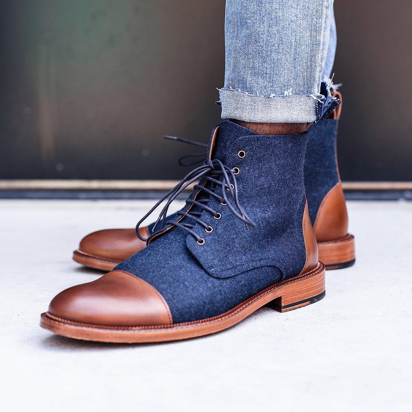 the jack boot in navy