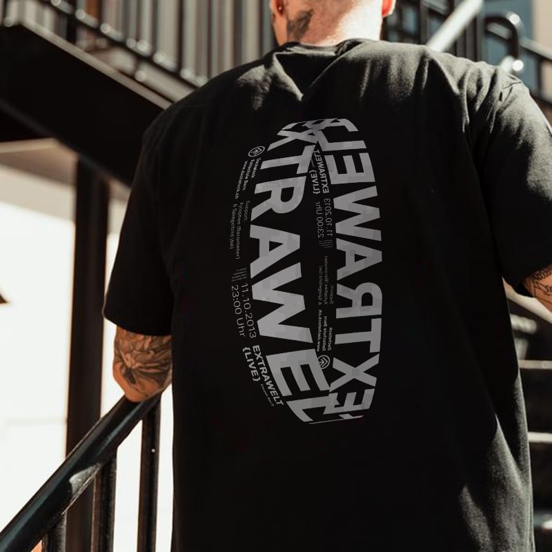 Cloeinc Rawe Printed  Men's  T-shirt - Cloeinc