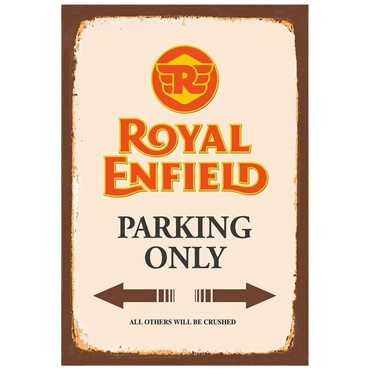 Royal Enfield Motorcycles - Vintage Tin Signs