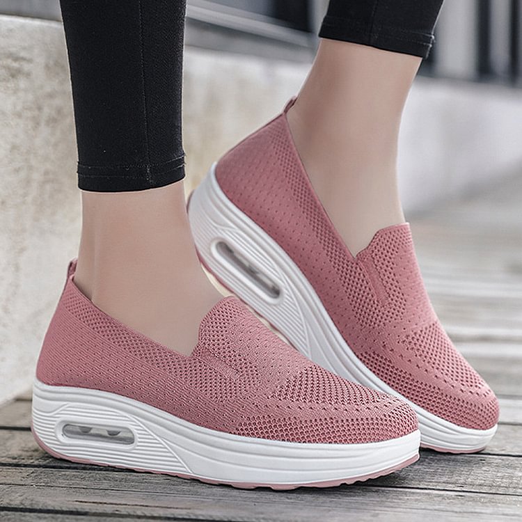 Women's Comfortable Mesh Shoes Slip On Sneakers