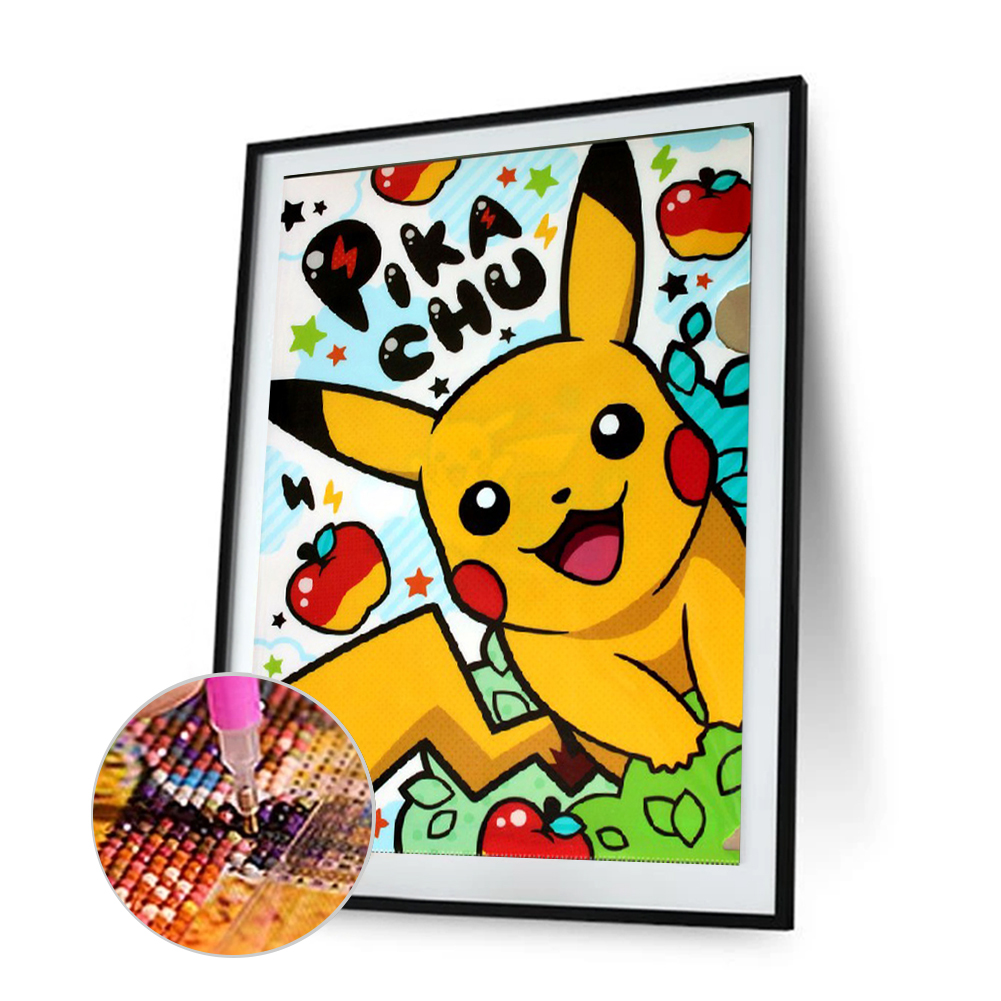 diamond glitter pikachu