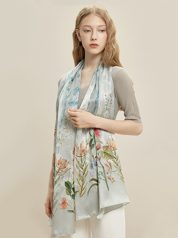 Large Silk Scarf New Style For Women