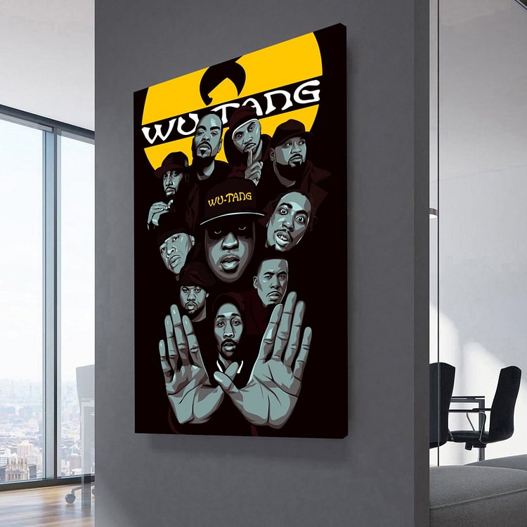 Wu Tang Clan Hip-hop Rap Canvas Wall Art