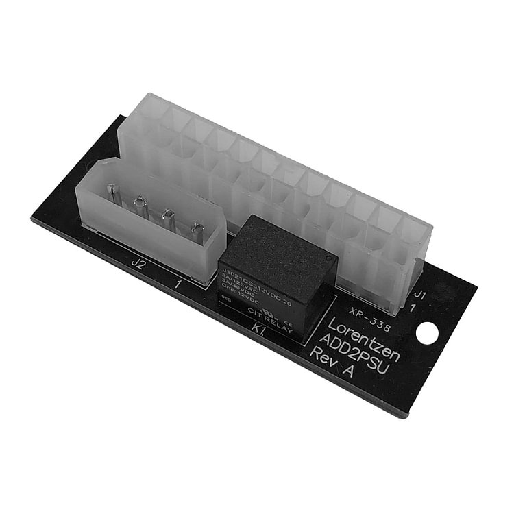 Dual PSU Adapter Board ATX 24-Pin to Molex 4 Pin for Bitcoin Miner Mining