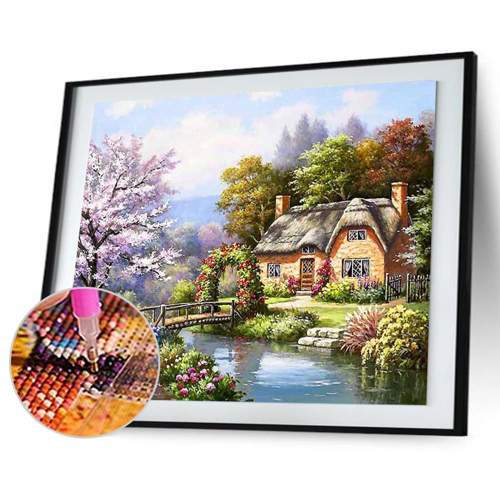 River House  Round Diamond Painting 40*30cm
