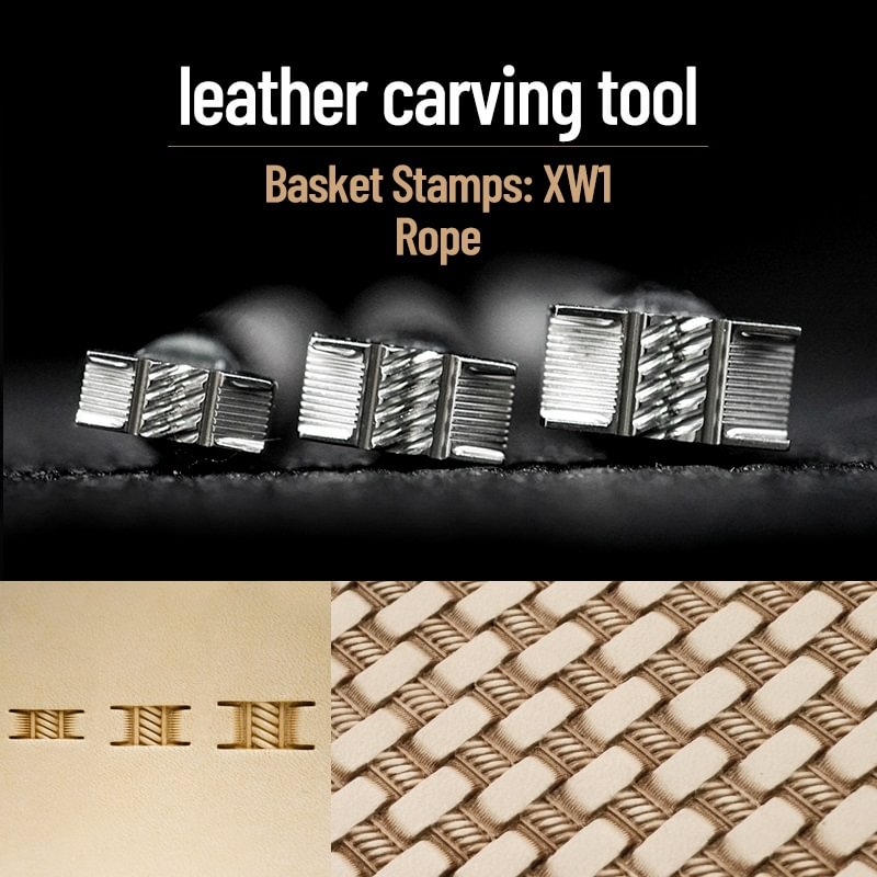 Basket Weaving Stamping Tool Leathercraft