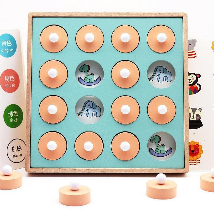 Wooden Montessori Memory Matching Game-Mayoulove