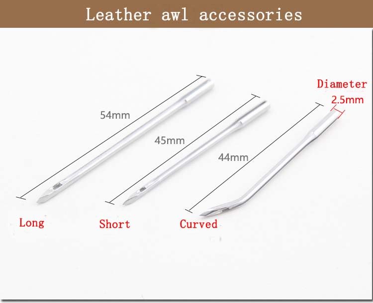 （3 Sizes）Leathercraft Sewing Stitching Awl Accessories