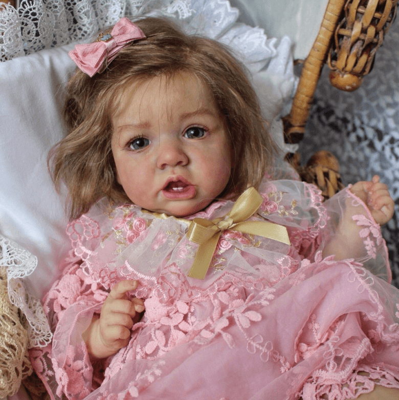Reborns Mini 12 inch Silicone Dolls Realistic Sweet Baby Girl Doll Amapola -Creativegiftss® - [product_tag]